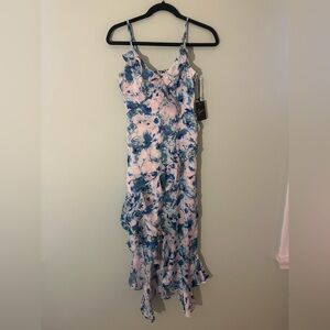 Floral watercolors dress